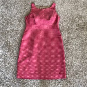 Ann Taylor pink sheath dress